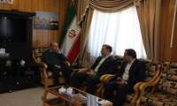 دیدار دکتر حیدری مقدم و دکتر خیراندیش با علی تعالی؛ فرماندار شهرستان همدان