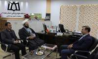 دیدار و گفتگوی صمیمی حجت الاسلام مهدی فاطمی پور با معاون بهداشتی دانشگاه
